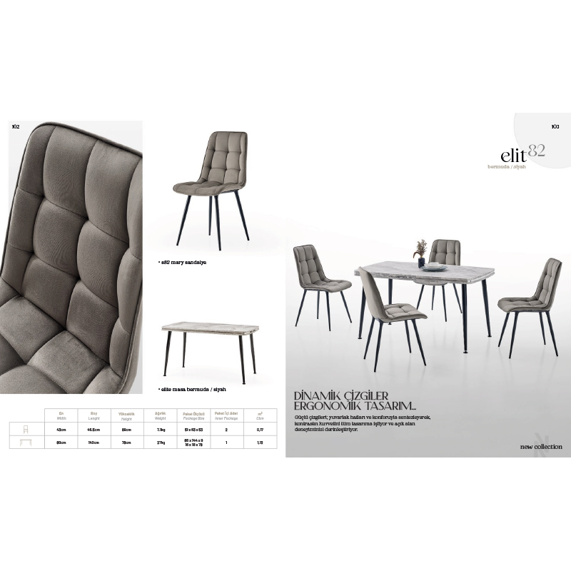 Elit 82 Bermuda Siyah